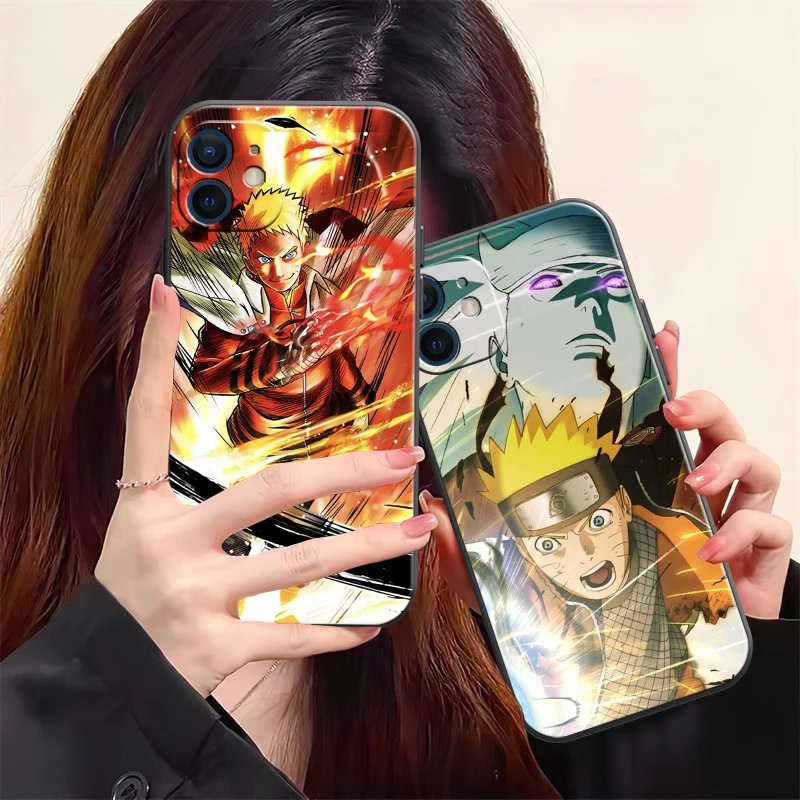 

Japan Anime Naruto Phone Case For iPhone X XS XR XS Max 11 11 Pro 12 12 Pro Max For iPhone 12 13 Mini Carcasa Liquid Silicon