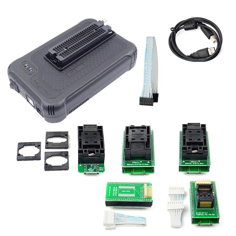 

V12.36 T56 Programmer Kit 56 Pin Drivers Support 34000+ Ics For PIC/NAND Flash/EMMC TSOP48/TSOP56/BGA+ 9 Adapters