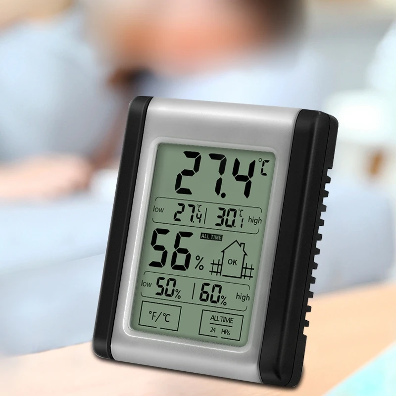 

High Accuracy Digital Hygrometer Thermometer Indoor Termómetro Electronic Temperature Humidity Hygrometer Weather Station
