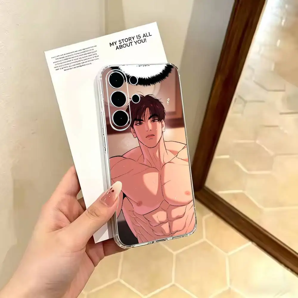 Фото Прозрачный тонкий мягкий чехол для телефона Bl Manhwa Jinx Joo Jaekyung Kim Dan Anime для Samsung S 25,24,23,22,30,21,10,9,Ultra,Plus,L №2