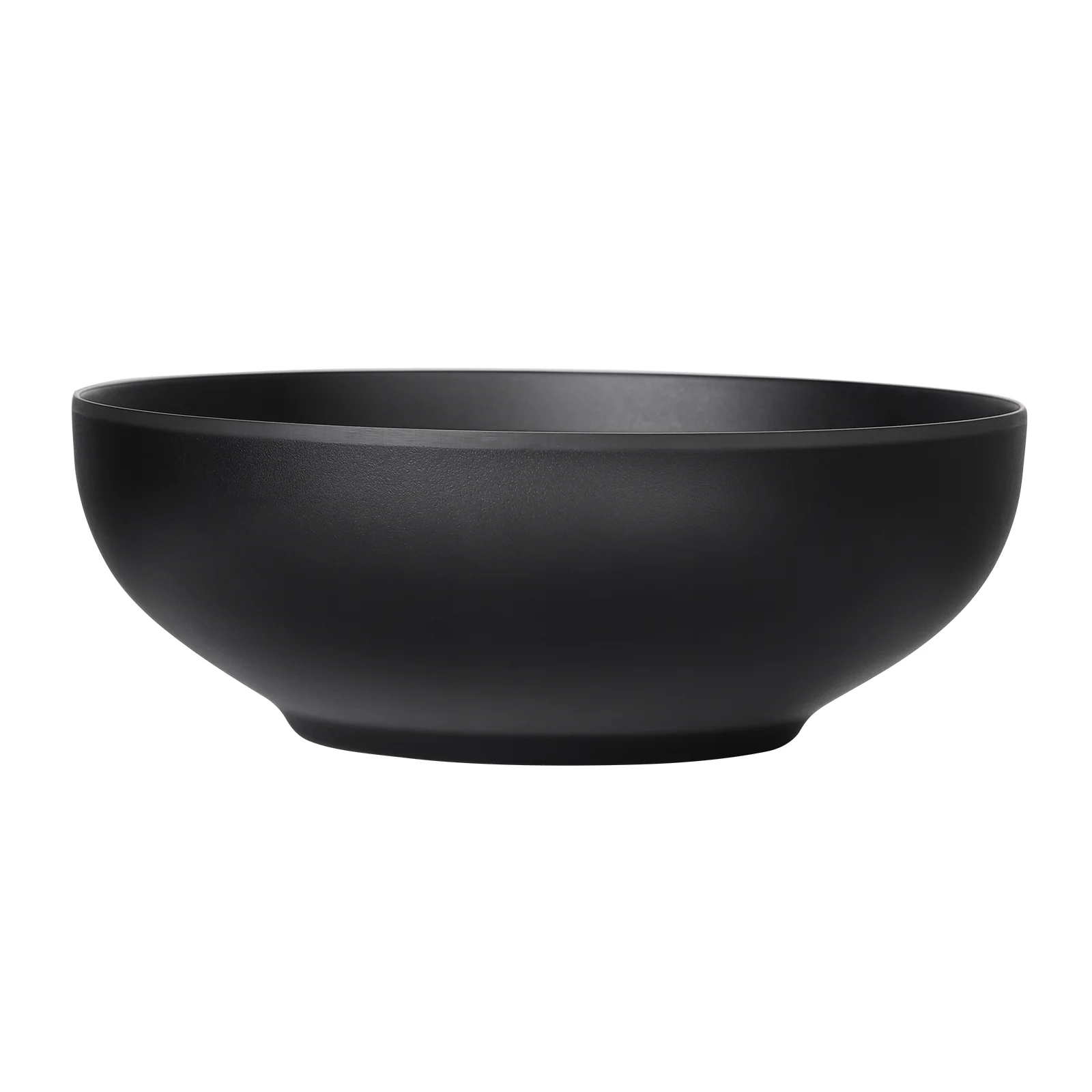 

Black Serving Utensils Ceramic Bowl Japanese Style Melamine Tableware Soup Food