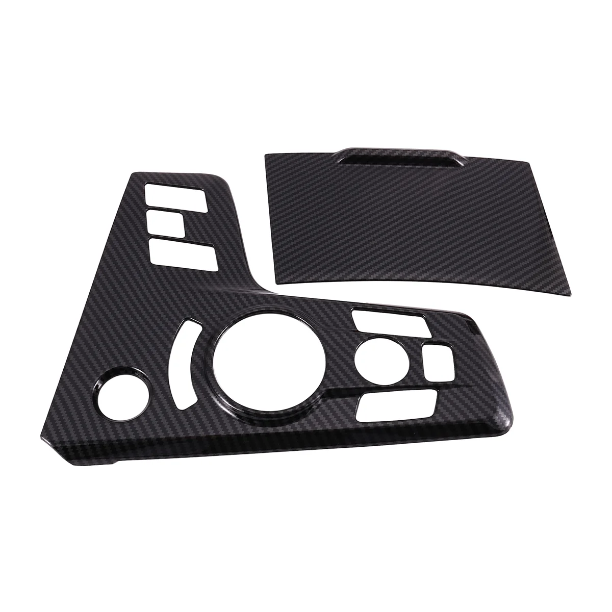 2 шт. центральная консоль автомобиля из углеродного волокна панель переключения