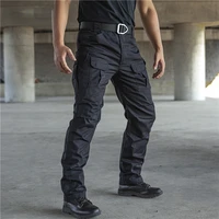tactical trousers mens spring and autumn waterproof wear resistant military pants multi pocket training pants outdoor overalls