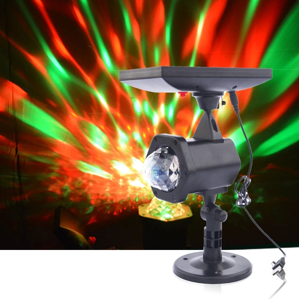 

Christmas Solar Lights LED Colorful Projector Lamp IP65 Garden Lawn Lighting for New Year Festival Outdoor Party Landscape Decor