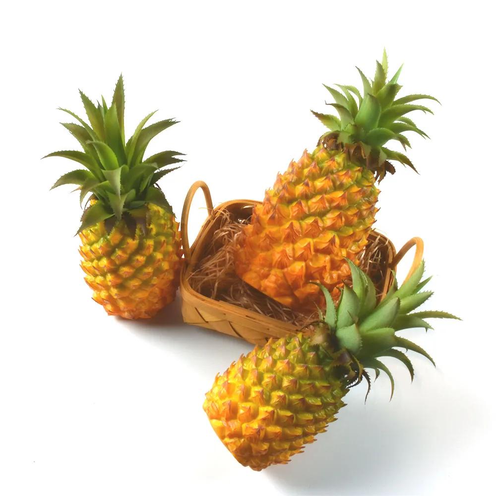 Большой Желтый Ананас Искусственные Фрукты Тробина Декоративная Пенопластовая