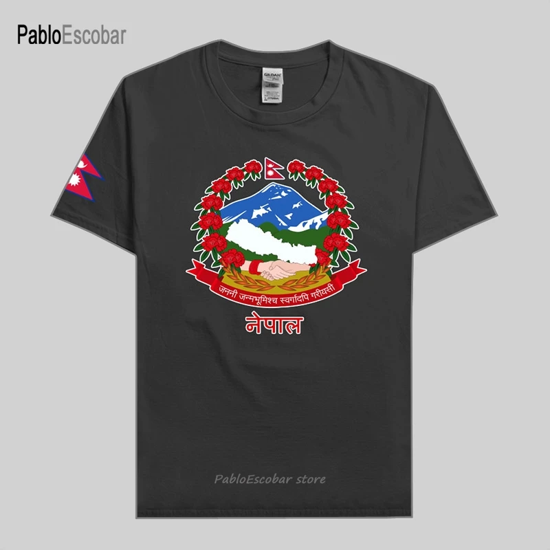 Непальская NPL Мужская футболка Джерси национальной команды хлопковая одежда
