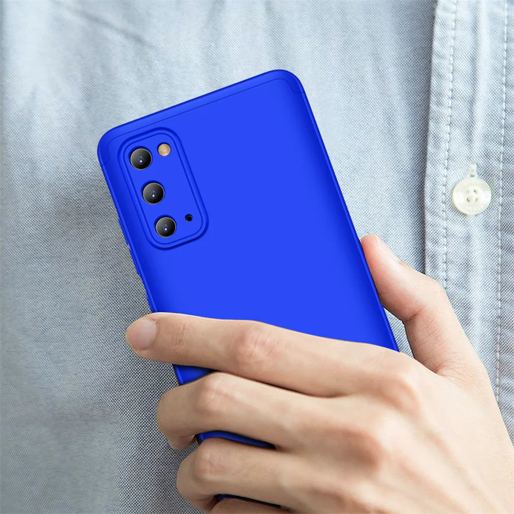 Samsung S20 360 Броня полная защита Матовый Жесткий чехол для Galaxy FE Note 20 Plus ультра