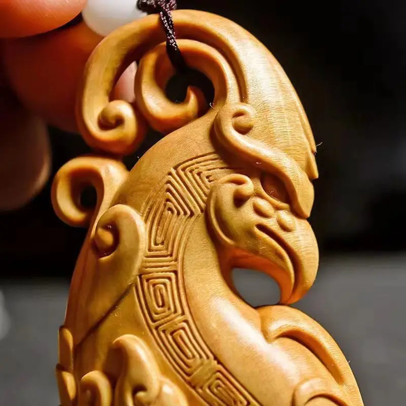 Ручная подвеска в виде дракона и феникса из бокса Chengxiang подставка для домика