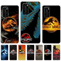 jurassic park dinosaur age case for huawei p50 p40 p30 p20 p10 lite printing pattern cover for huawei mate 20 10 pro anti fall