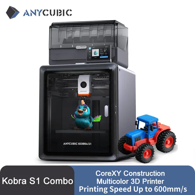 Anycubic Kobra S1 Combo многоцветный 3D-принтер | AliExpress