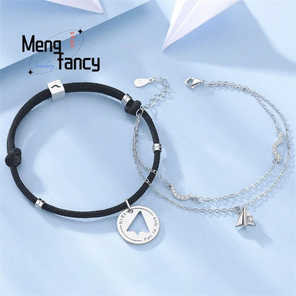 Парные ювелирные изделия парные Бумажные самолеты принцессы и аксессуары для