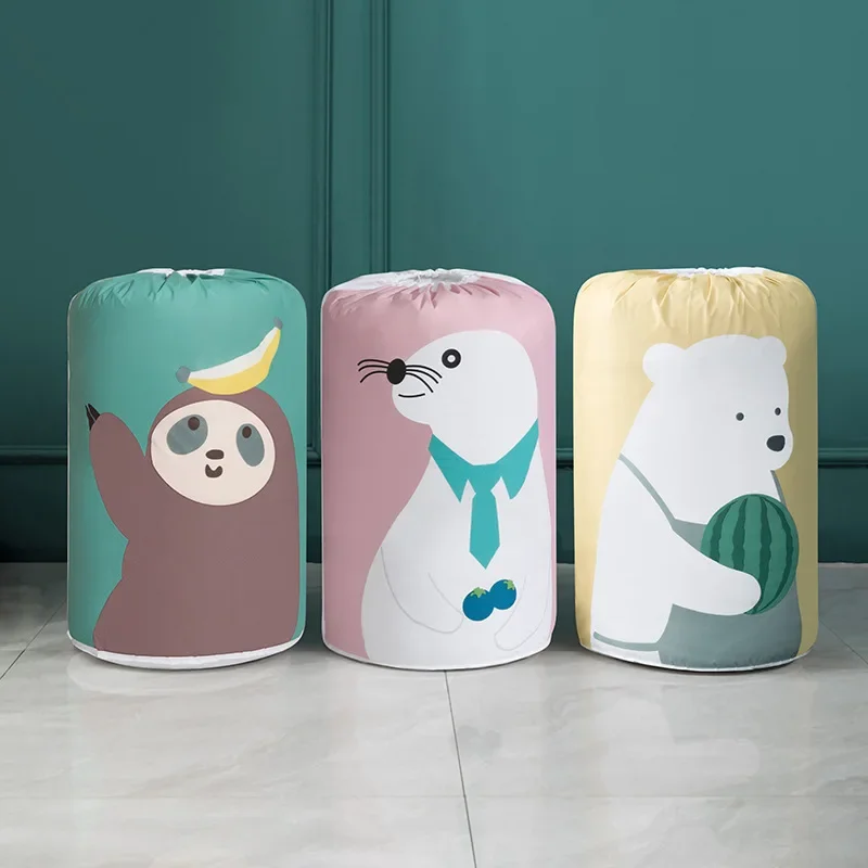 

Large Capacity Clothing Sorting Bags Luggage Drawstring Packing Pockets Moisture-proof Quilt Toy Storage Bags Clothes Organizer