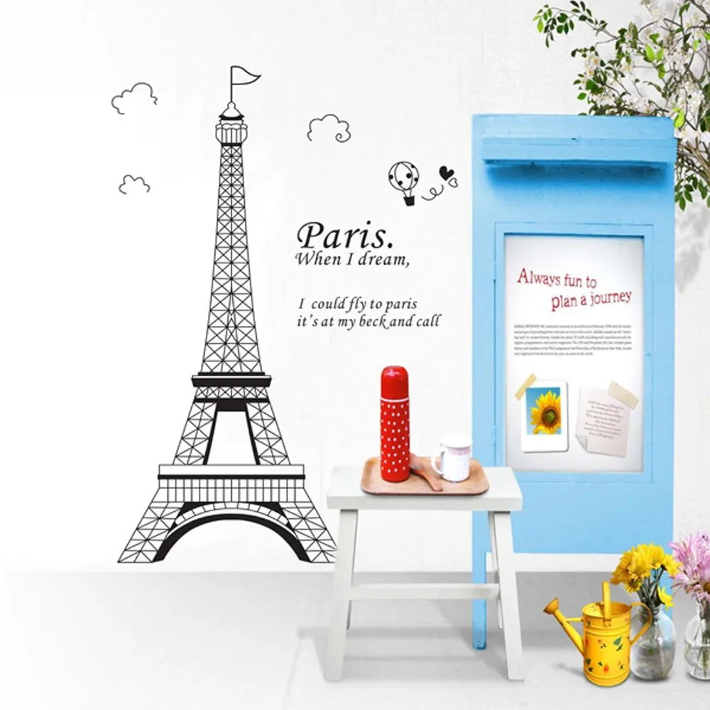 Романтический Париж Эйфелева башня красивый вид Франции DIY Настенные обои