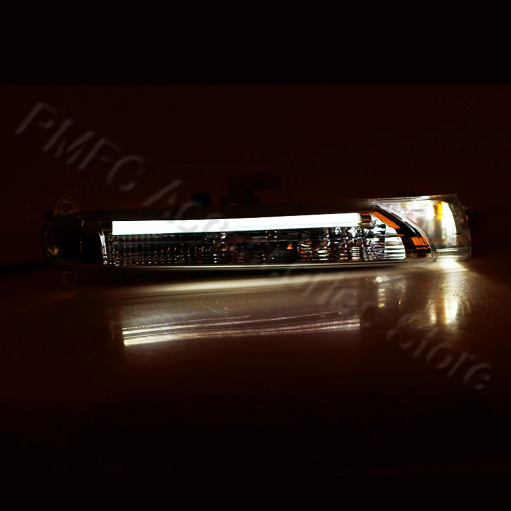 Передний бампер PMFC светодиодный дневные ходовые огни противотуманные фары для