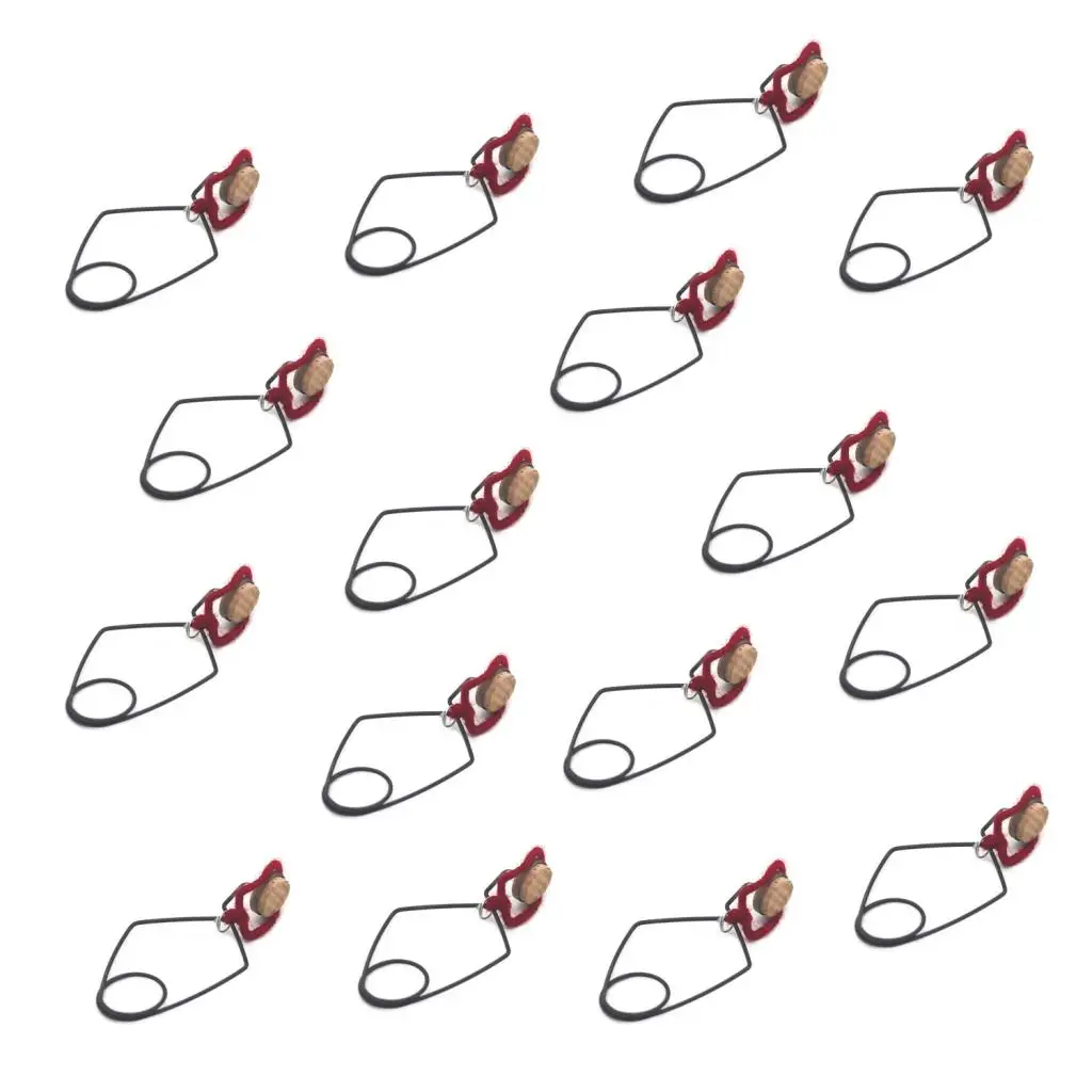 

16x Steel Flute Button Key Pad Clip For Flute-players Maintenance Tools