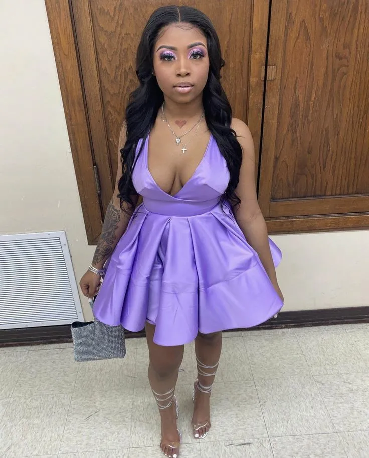 

Сексуальные платья для выпускного вечера с глубоким V-образным вырезом и карманами, вечерние платья для вечеринок