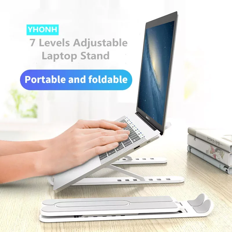 

Laptop Stand Foldable Support suporte Notebook Holder For Macbook Pro Air HP Lapdesk Computer Cooling Bracket Riser