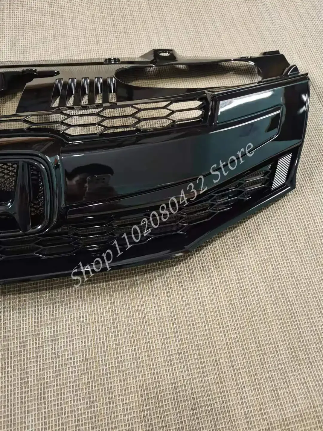 Глянцевые черные решетки радиатора для Honda City 2009 2010 2011 модифицированные бамперы