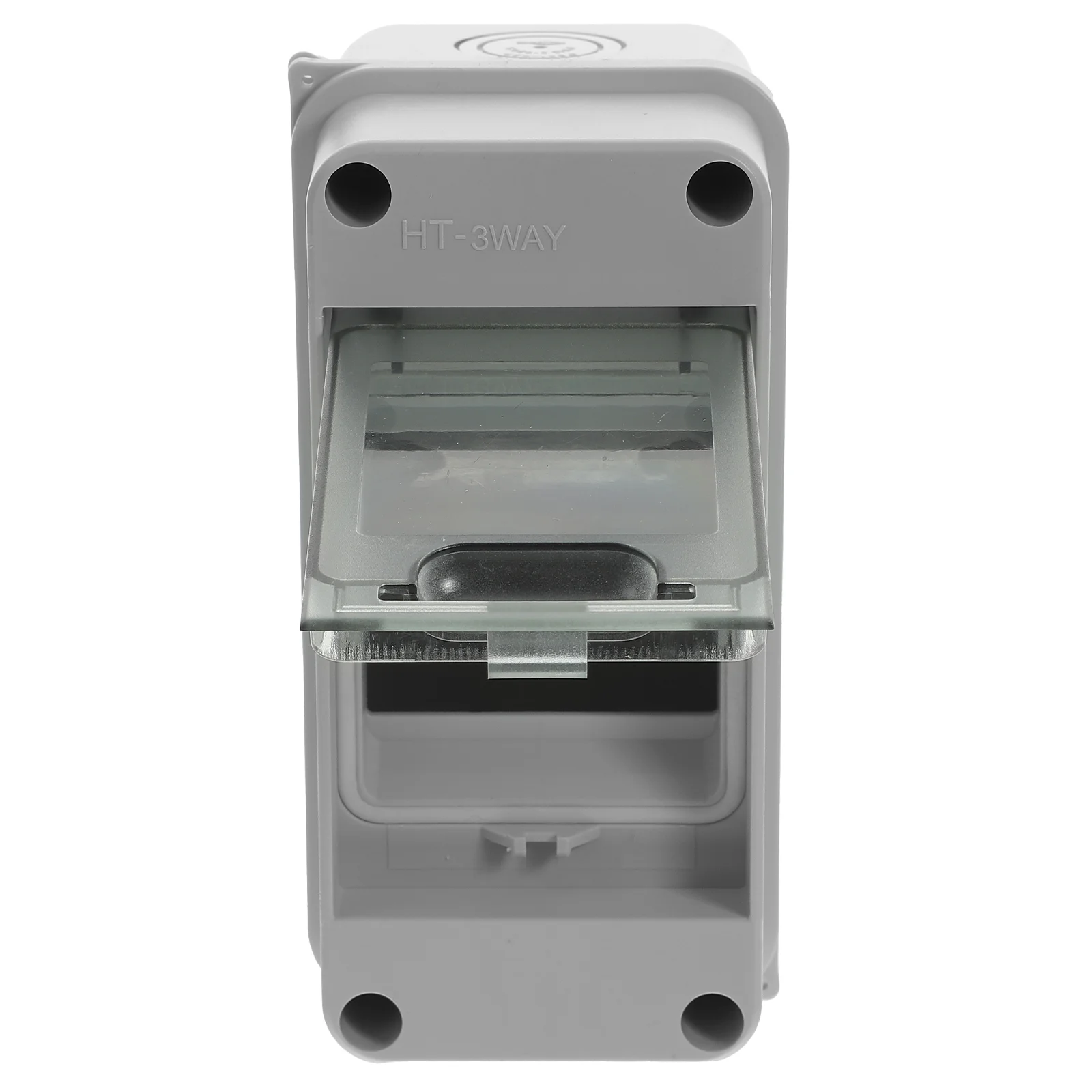 Distribution Protection Box Weatherproof Electrical Boxes Breaker 2 Way Consumer Unit Plastic White Small