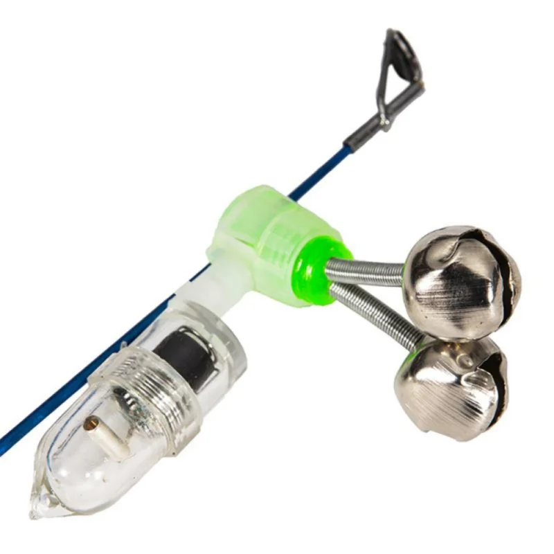 

LED Signal Fish Light Fish Bait Alarm Fishing Accessories LED Night Fishing Rod Bait Alarm Bell Fishing Bell Signal Light