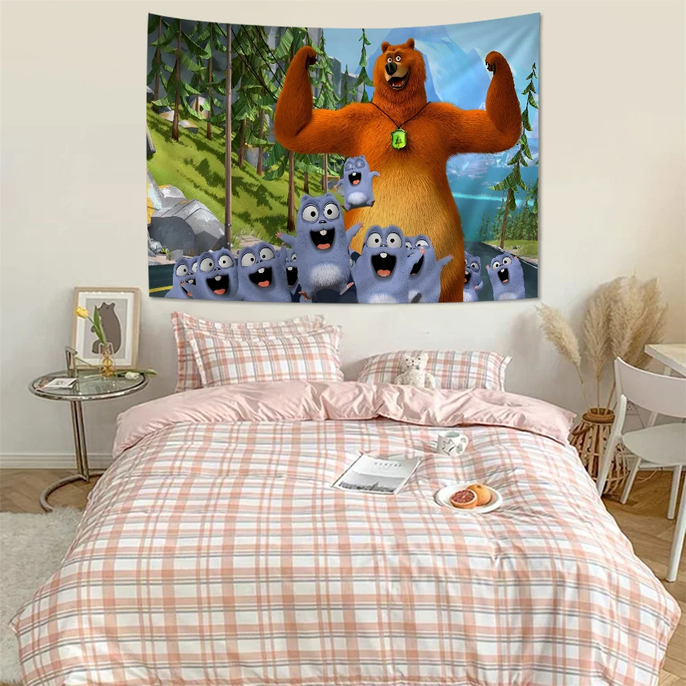 G-Grizzy A-And T-L-Lemmings аниме гобелен искусство научная фантастика комната домашний