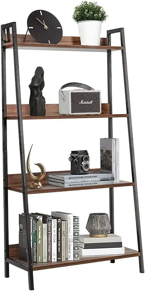 

Tier Bookshelf Bookcase Ladder Shelf Plant Flower Stand Corner Shelf Storage Storage Organizer Shelves Cabinet Big Capacity fo