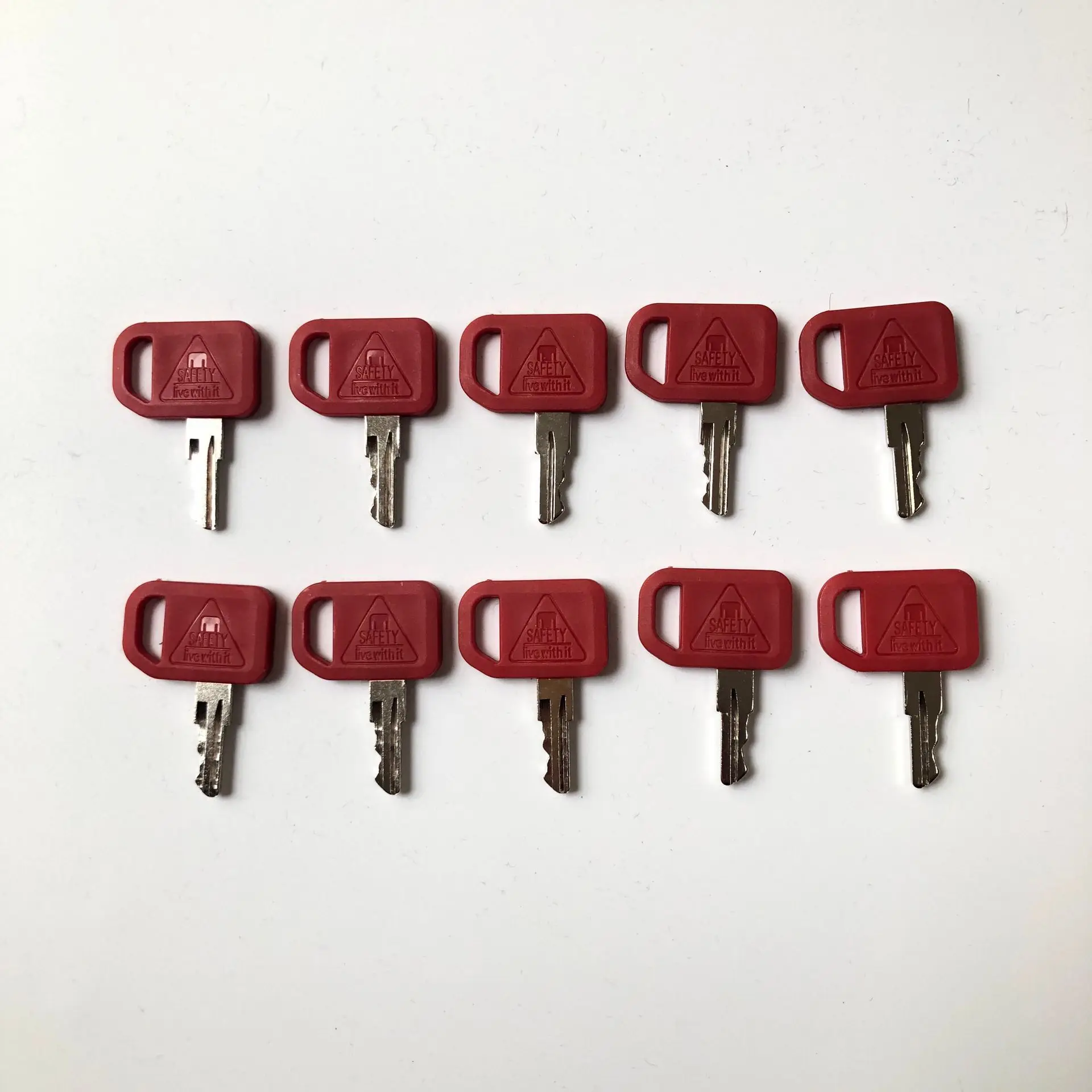 

10 Pcs JDR Ignition Key For John Deere Heavy Equipment And Tractors Replaces AR51481 Free Shipping