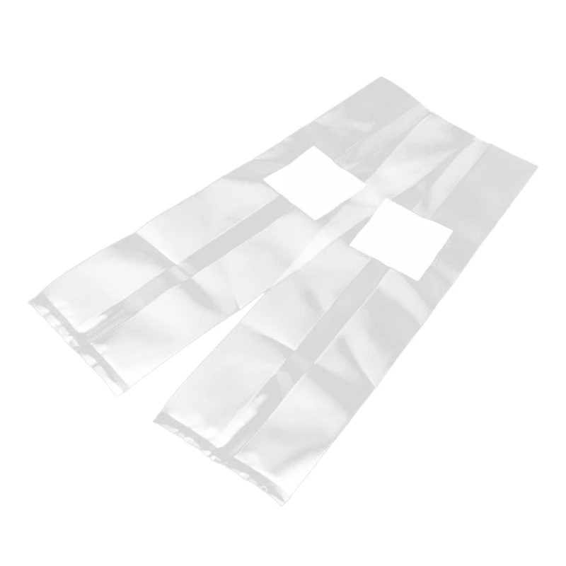 Promotion! 50Pcs PVC Mushroom Spawn Grow Bag Substrate Clear Bags High Temp Pre-Sealable |