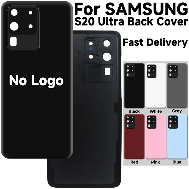 Фото Для SAMSUNG S20 Ultra G988B G988U G988: задняя крышка батарейного отсека, корпус, панель, детали крышки камеры, крышка батарейного отсека. №1