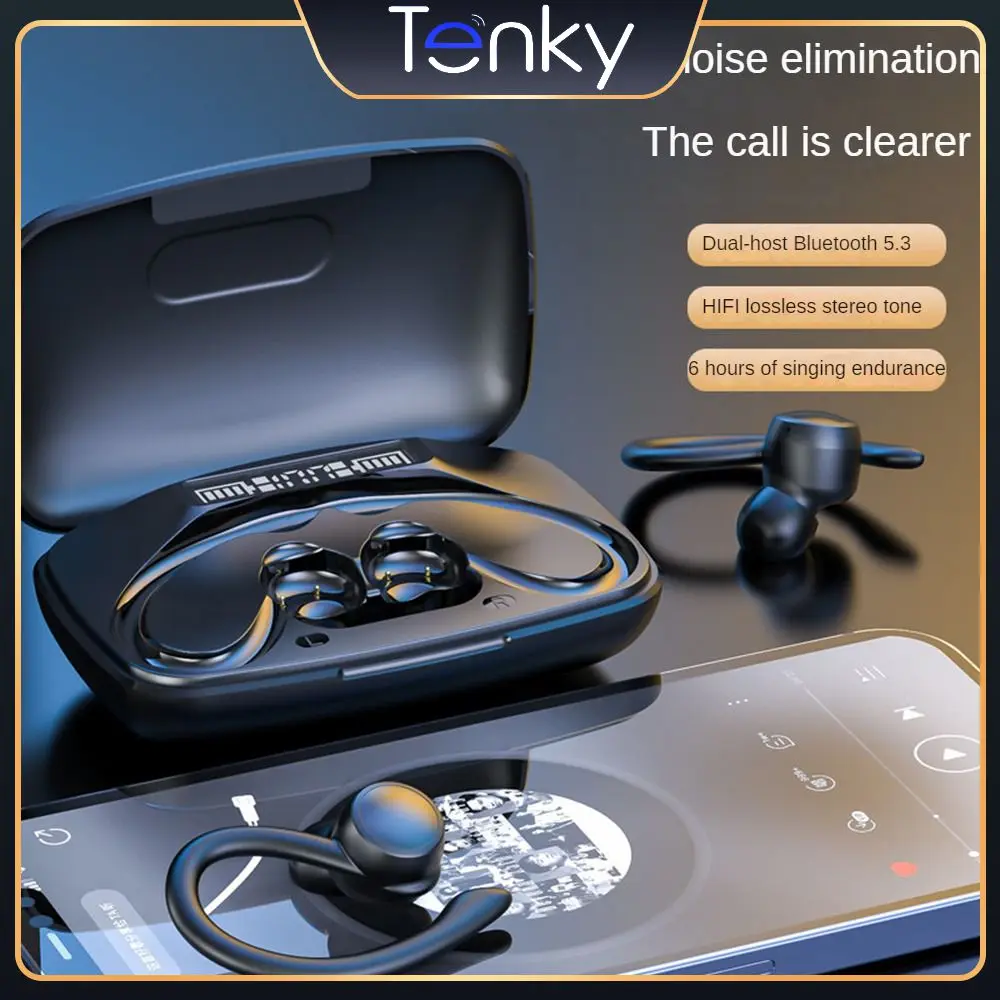 

Weight 123g Sports Headset Low-power Consumption No Delay Sense Touch Control Headset Waterproof Long Range 800 Ma Earphone