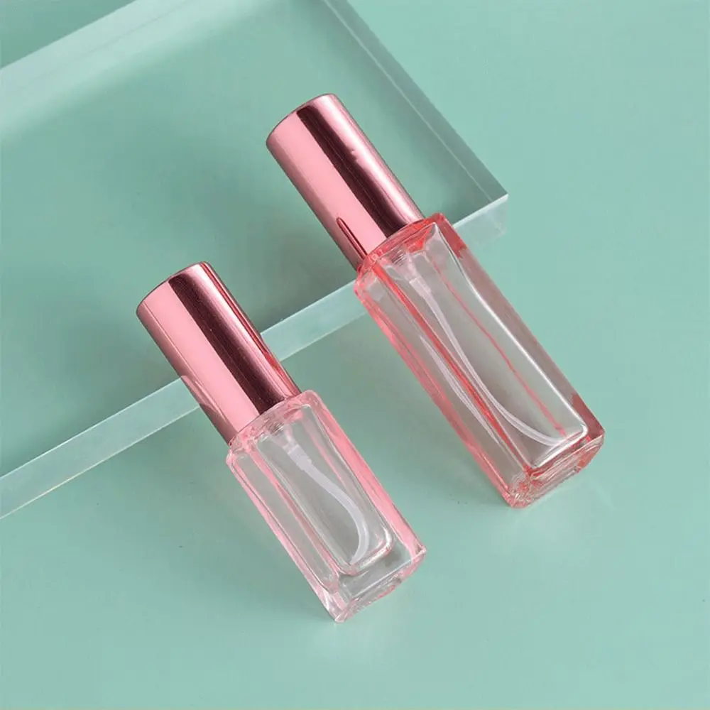

10ml 20ml Square Spray Bottle Cosmetic Container Fine Mist Mini Perfume Sample Vials Clear Atomizer Glass Perfume Bottle Travel