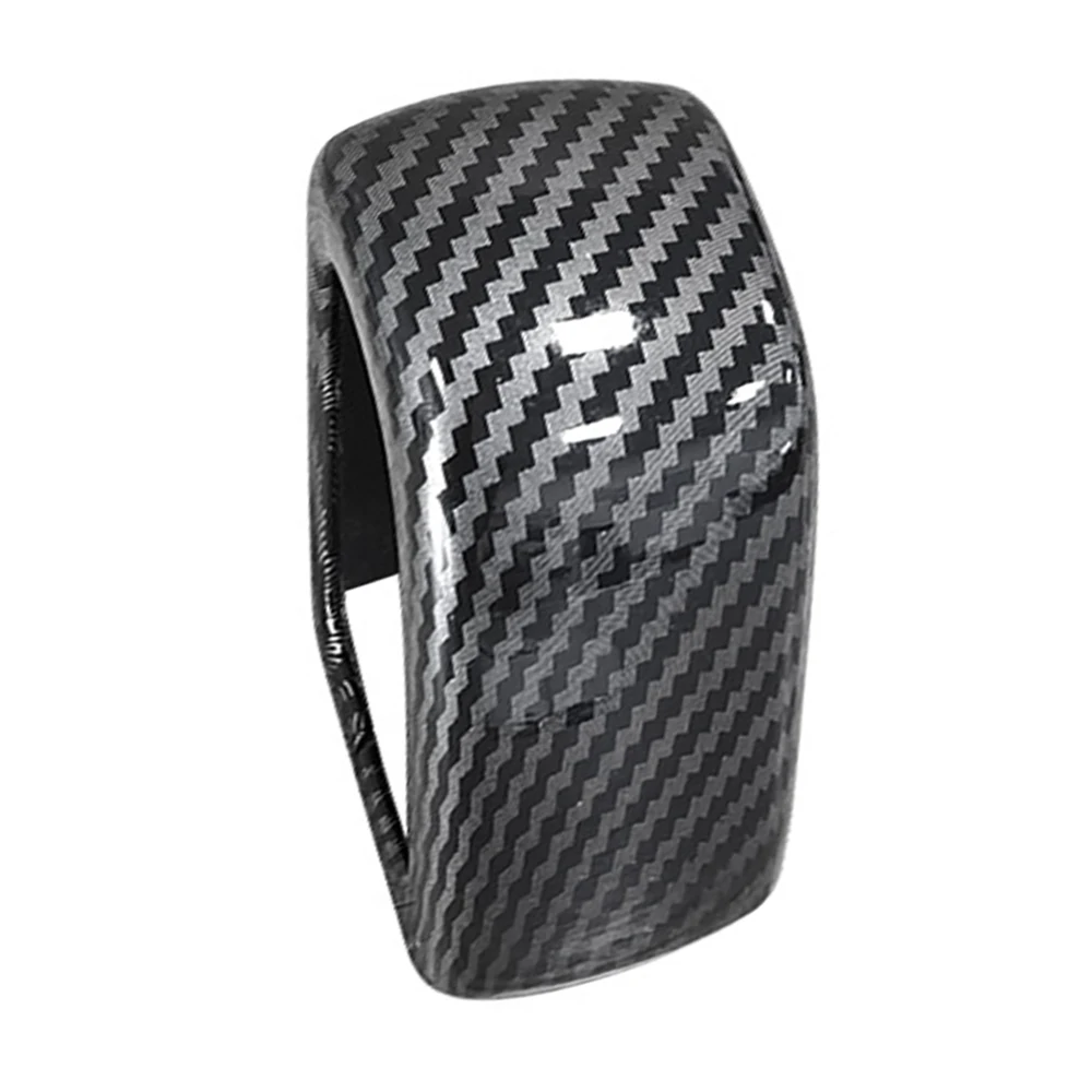 Car Carbon Fiber Gear Head Knob Shift Cover Trim Decoration for S60 S90 XC40 XC60 XC90 V90
