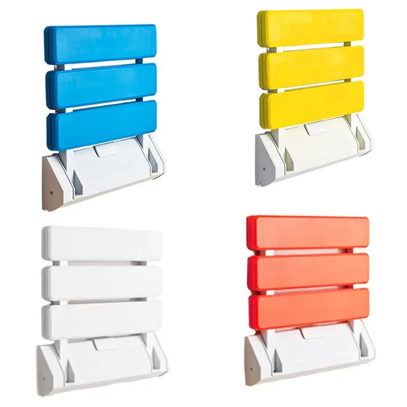 

Wall Mounted Shower Seats Bathroom White Shower Folding for SEAT Bath Chair Elde DropShip