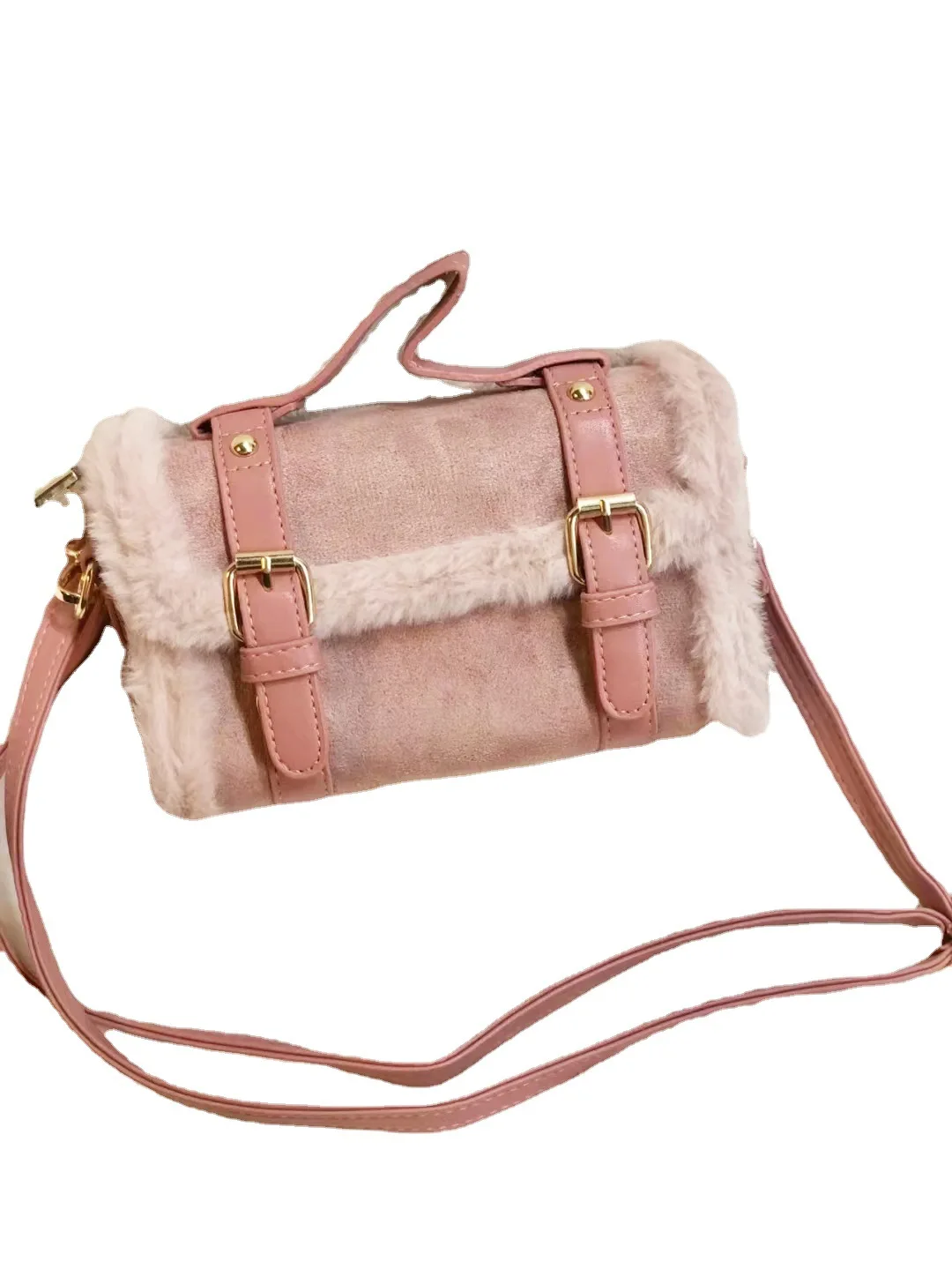 Advanced Fashion Winter Lambswool Plush Bags Female Crossbody Bags Versatile And Comfortable Niche Design Crossbody Bags