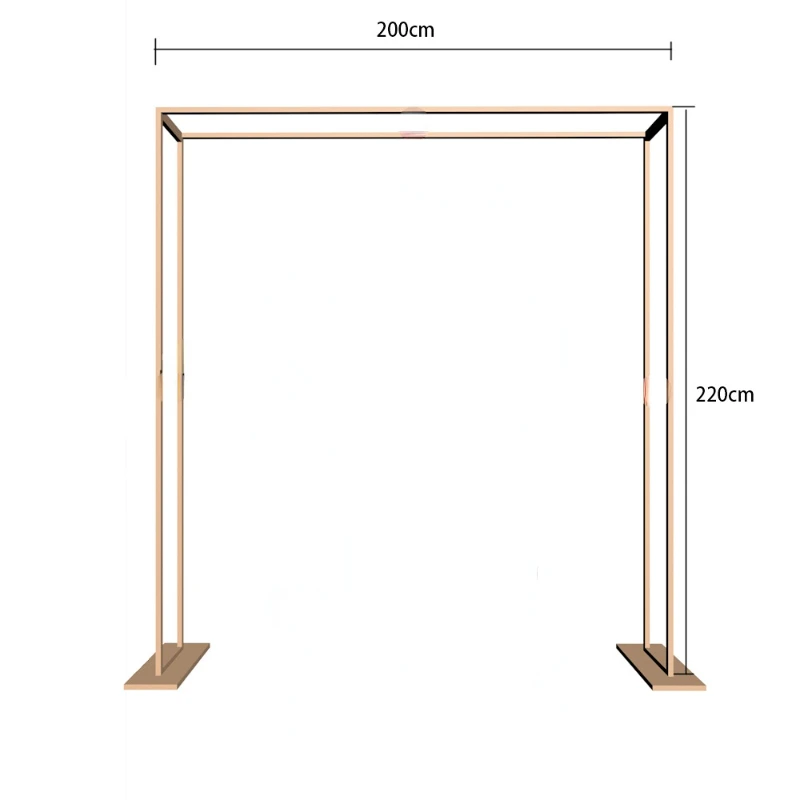220 х см наружное украшение свадебный реквизит квадратная дверная рама кружевная
