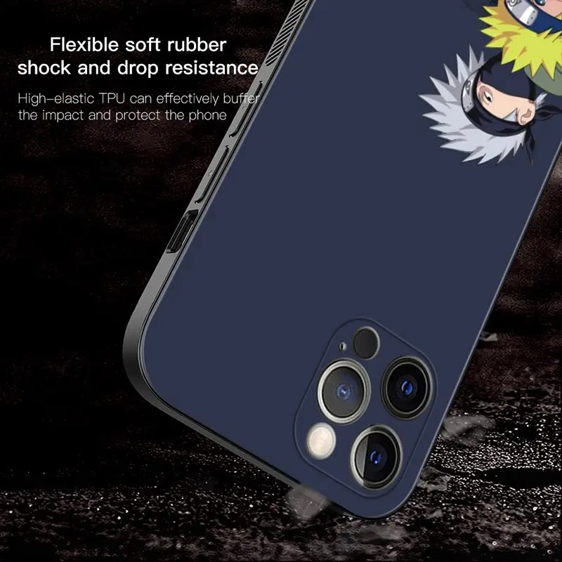 Чехол для телефона Sasuke удзумаки Наруто мультяшный силиконовый чехол iphone 11 13 12 pro