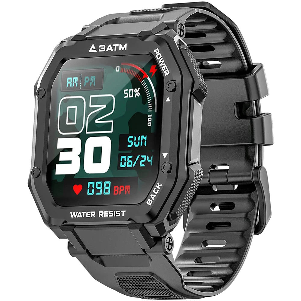 

Top SENBONO 3ATM IP68 Waterproof Smart watch Men Women Fitness Tracker Blood Pressure Monitor Outdoor Sport Dial Call
