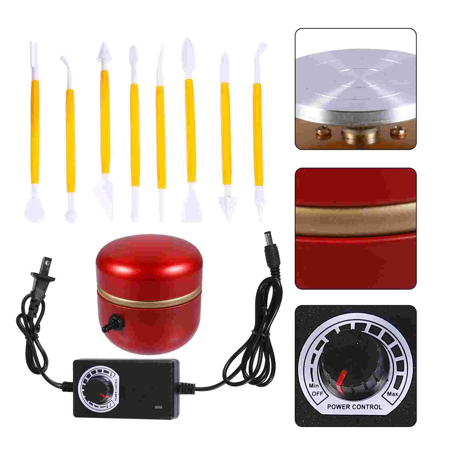 

Pottery Wheel Machine Ceramic Work Clay Throwing Making Ceramics Tools Turntable USB Kids Forming Mini