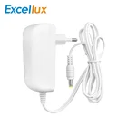 Адаптер питания постоянного тока 12 В 24 в 1 А 2 А 3 А, белая крышка 12 В, трансформатор для светодиодной гирлянды светодиодный светодиодной ленты, осветительной панели, Светодиодный драйвер для ЕС, США