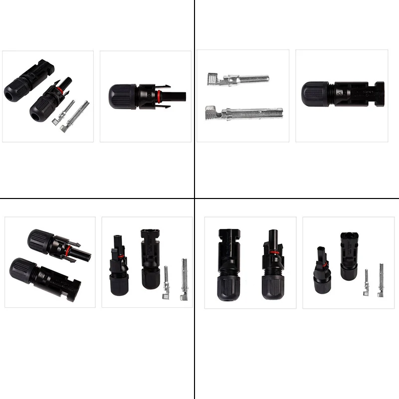 

1 шт., чёрный соединитель для солнечной панели