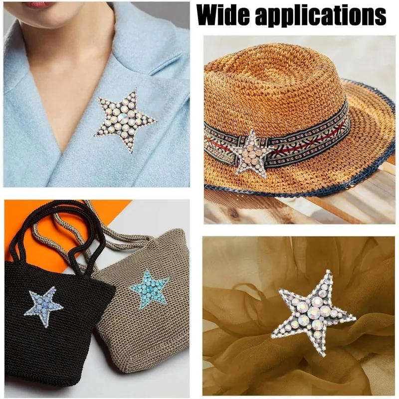 Нашивки Из Бисера В Форме Звезды Горячая Фиксация Искусственная Фотография