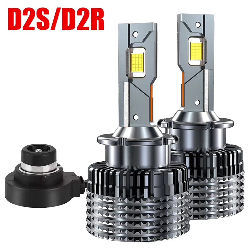 

D2S D4S D2R Светодиодные фары HID D1S D3S Plug&Play Светодиодные фары D4R Лампа D1R D4R Ксеноновые автомобильные фары Canbus 6500K Turbo Lamp 1200000 LM