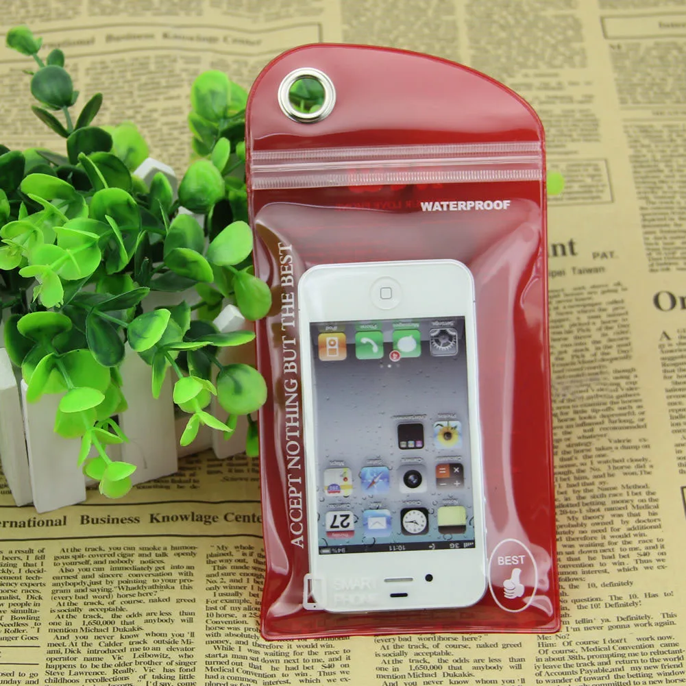 

Waterproof Cellphone Pouch Plastic Pudding Bag Outdoor Rafting Id Card Keys Dry Bag Swimming Surfing Drifting Accessories Gift