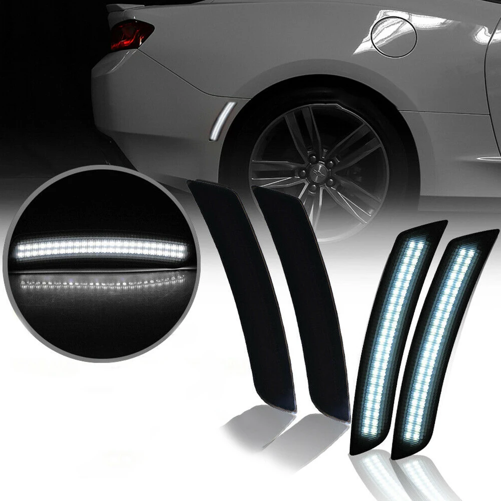 

12V LED Fender Light Side Indicator Front Rear Parking Light Marker Light ABS For Chevrolet Camaro 16-21 Auto Signal Lamp 4pcs