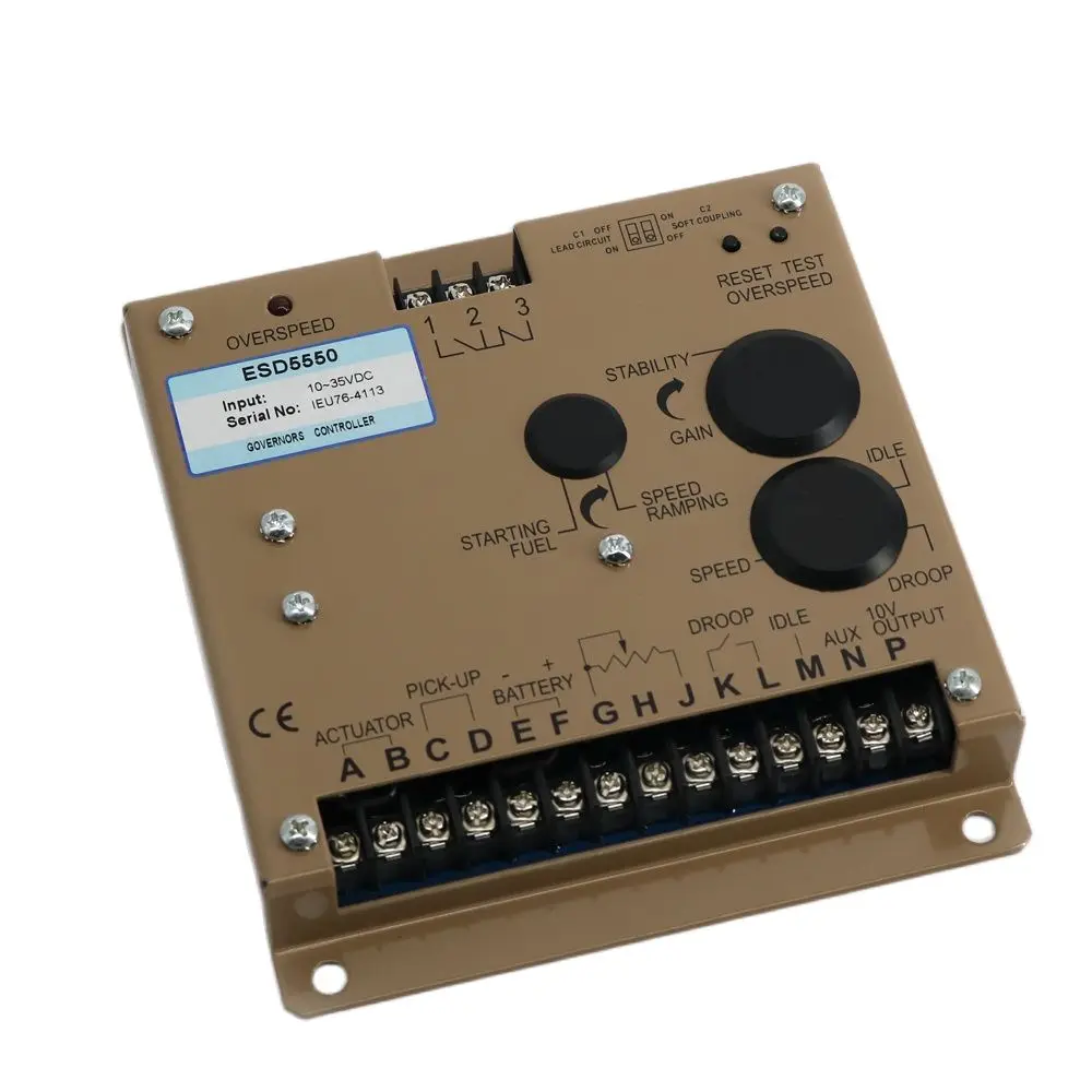 

Детали генератора блока управления скоростью двигателя ESD5550