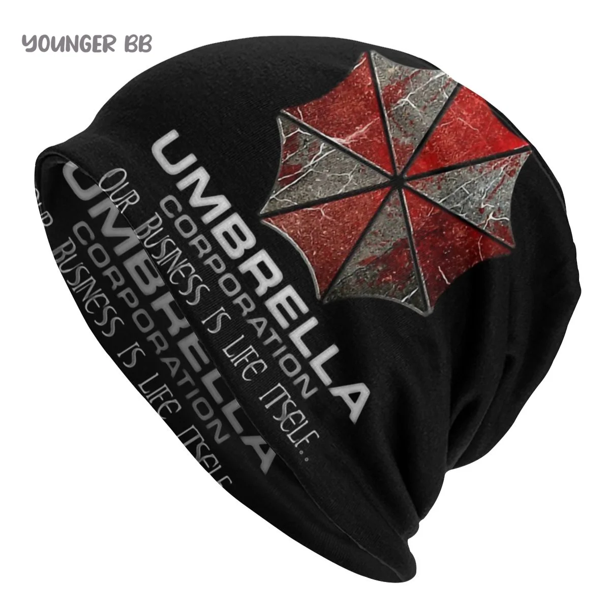 

umbrella corporation Men Women's Beanie Hats Our Business Is Life Knitted Hat Hip Hop Earmuff Bonnet Street Skullies Beanies
