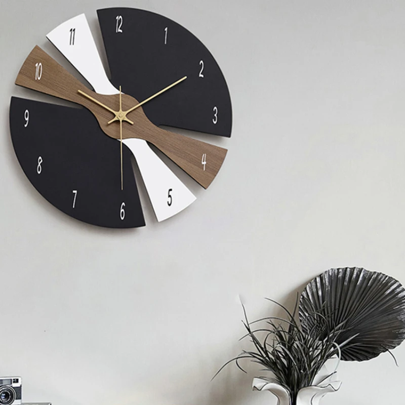 

Роскошные цифровые настенные часы с минималистским механизмом, креативные настенные минималистичные часы, настенные часы для гостиной и д...