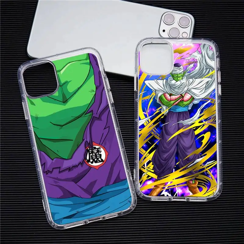 

Dragon Ball Piccolo Jr. Phone Case Transparent For iphone 13 12 11 Pro Max Mini XS Max 8 7 Plus X SE 2020 XR cover