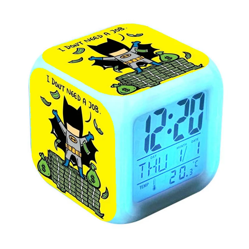 Светильник Ниме DC светлый Бэтмен Брюс Уэйн цветные прекрасные Меняющие цвет Дети