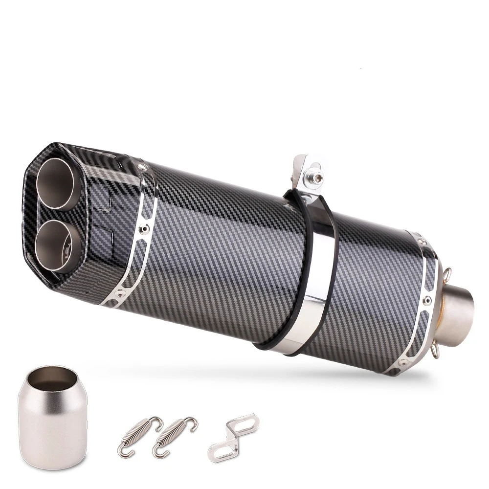 

Motorcycle ID: 51mm Exhaust Pipe Muffler With DB Killer FOR KAWASAKI NINJA H2R NINJA ZX10R NINJA 400 FOR YAMAHA YBR 125 BWS 125